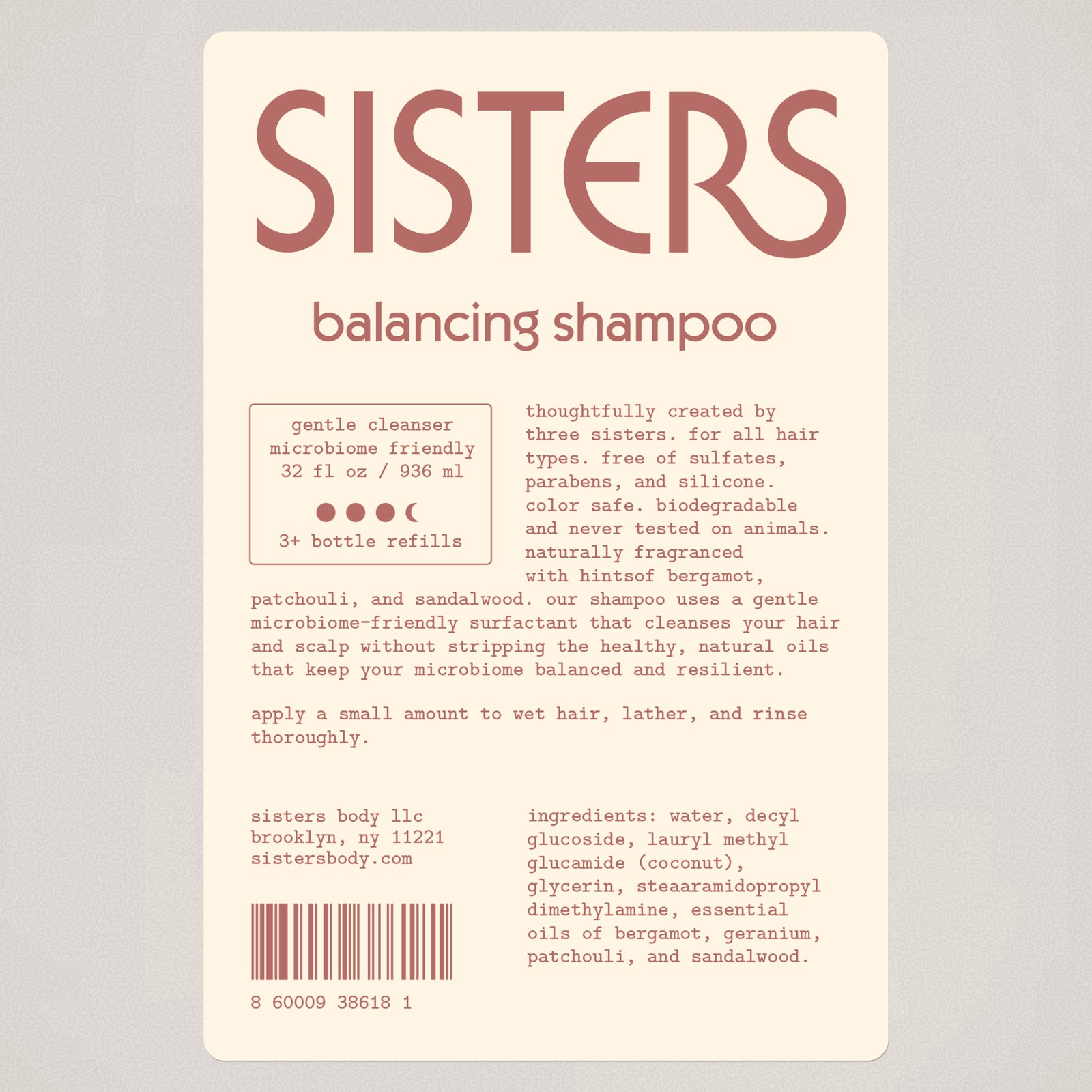 Balancing Shampoo 32 oz bulk